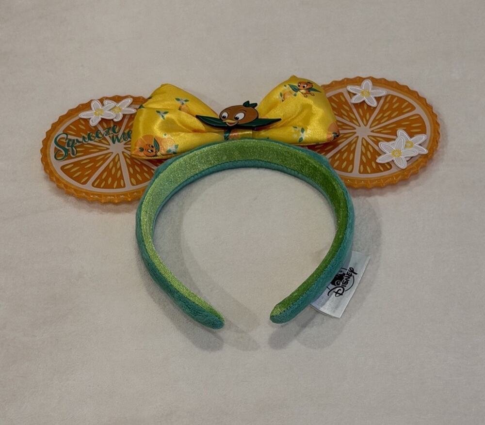 2022 Disney Parks Epcot Flower & Garden Festival Orange Bird Ear Headband